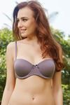 Zivame Wear Me Everyday Gentle Push-up Smooth Strapless Bra- Grey — thumbnail 3