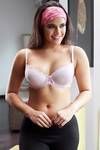 Zivame Lace Embrace Wired Convertible Straps Gentle Push Up Bra-Pink — thumbnail 1