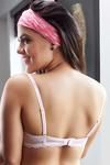 Zivame Lace Embrace Wired Convertible Straps Gentle Push Up Bra-Pink — thumbnail 3