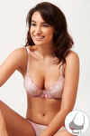 Zivame Dual Toned Gentle Push Up Bra-Pink — thumbnail 1