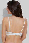 Zivame Floral Lace Explosive Pushup Bra - Ivory — thumbnail 2