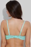 Zivame Floral Lace Explosive Pushup Bra - Turquoise — thumbnail 2
