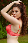 Zivame Floral Lace Explosive Pushup Bra - Coral — thumbnail 3