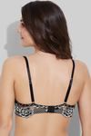 Zivame Floral Lace Padded Bra- Black — thumbnail 2