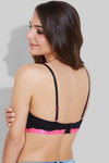 Zivame Contrast Trim Gentle Pushup Bra- Black — thumbnail 4