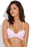Zivame All That Lace Padded Wired Low Coverage Bra-Nude Pink — thumbnail 2