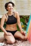 Zivame Made To Layer Double Layered Non Wired Full Coverage Bralette -Black — thumbnail 3