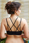 Zivame Made To Layer Double Layered Non Wired Full Coverage Bralette -Black — thumbnail 4