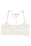 Zivame Pack of 2 Strappy Back Padded Slip On Bralettes- Coral n Ivory — thumbnail 3