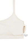 Zivame Pack of 2 Strappy Back Padded Slip On Bralettes- Coral n Ivory — thumbnail 4