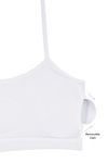 Zivame Pack of 2 Racer Back Padded Slip On Bralettes- Aqua n White — thumbnail 7