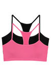 Zivame Pack of 2 Racer Back Padded Slip On Bralettes- Pink n Black — thumbnail 8