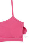 Zivame Pack of 2 Racer Back Padded Slip On Bralettes- Pink n Red — thumbnail 4