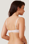 Zivame Wear Me Everyday Padded Wired Low Coverage T-Shirt Bra-Skin — thumbnail 3