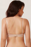Zivame Wear Me Everyday Padded Wired Low Coverage T-Shirt Bra-Brown — thumbnail 3