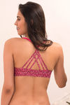 Zivame Pretty Back Push Up Wired Low Coverage T-Shirt Bra-Pink — thumbnail 2