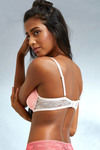 Zivame Cuppa Contrast Padded Wired Low Coverage Bra-Pink — thumbnail 2