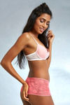 Zivame Cuppa Contrast Padded Wired Low Coverage Bra-Pink — thumbnail 3