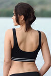 Zivame Made To Layer Double Layered Non Wired Medium Coverage Bralette -Black — thumbnail 3