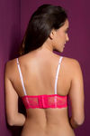 Zivame Cuppa Contrast Push Up Wired Low Coverage Bra-Pink — thumbnail 3