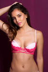 Zivame Cuppa Contrast Push Up Wired Low Coverage Bra-Pink — thumbnail 4