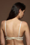 Zivame All That Lace Explosive Pushup Mutliway Demi Bra- Beige — thumbnail 3