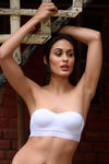 Zivame Strapless Push-Up  Balconette Bra - White — thumbnail 1
