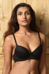 Zivame All That Lace Gentle Lift Plunge Bra- Black — thumbnail 3