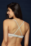 Zivame Cuppa Contrast Push Up Wired Low Coverage Bra-Beige — thumbnail 2