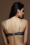 Zivame All That Lace Padded Wired Low Coverage Bra-Grey — thumbnail 2