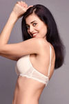 Zivame Wear Me Everyday Push Up Wired Low Coverage T-Shirt Bra-Beige — thumbnail 3