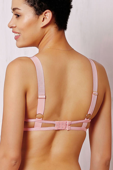 Zivame Summer Bounty Padded Wired Low Coverage Bra-Coral — image 2