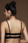 Zivame All That Lace Push Up Wired Low Coverage Bra-Black — thumbnail 2