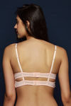 Zivame All That Lace Push Up Wired Low Coverage Bra-Peach — thumbnail 2