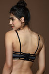 Zivame Beautiful Basics Push Up Wired Low Coverage Bra-Dark Grey — thumbnail 2