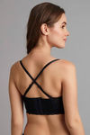 Zivame All That Lace Push Up Wired Low Coverage Strapless Bra-Black — thumbnail 2