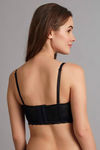 Zivame All That Lace Push Up Wired Low Coverage Strapless Bra-Black — thumbnail 6