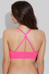 Zivame Watch Your Back Padded Front Open Bra- Pink — thumbnail 5