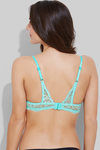 Zivame Pretty Back Push Up Wired Medium Coverage T-Shirt Bra-Turquoise — thumbnail 4