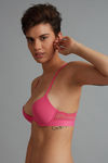 Zivame Pretty Back Push Up Wired Low Coverage T-Shirt Bra-Pink — thumbnail 3