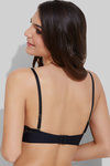 Zivame Laser Wings Smooth Moderate Pushup Strapless Bra- Black — thumbnail 6