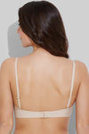 Zivame Laser Wings Smooth Moderate Pushup Strapless Bra- Skin — thumbnail 6