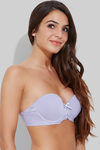 Zivame Laser Wings Smooth Gentle Lift Pushup Strapless Bra- Lavender — thumbnail 3