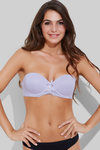 Zivame Laser Wings Smooth Gentle Lift Pushup Strapless Bra- Lavender — thumbnail 4