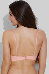 Zivame Laser Wings Smooth Gentle Lift Pushup Strapless Bra- Peach — thumbnail 5