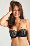 Zivame Cuppa Contrast Push Up Wired Low Coverage Bra-Black — thumbnail 3