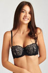 Zivame Cuppa Contrast Push Up Wired Low Coverage Bra-Black — thumbnail 5