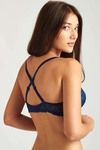 Zivame Cuppa Contrast Push Up Wired Low Coverage Bra-Navy — thumbnail 7