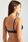 Zivame Cuppa Contrast Push Up Wired Low Coverage Bra-Navy — thumbnail 8