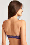 Zivame Cuppa Contrast Push Up Wired Low Coverage Bra-Purple — thumbnail 2